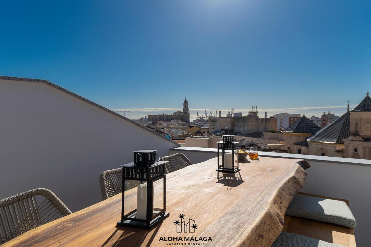 Luxury Duplex With Pool And Padel Court In Town Apartment Malaga Exterior photo